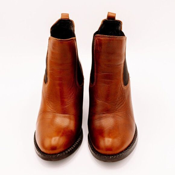 Wera of Stockholm Leather Chelsea Heel Boot Size 6 - Picture 2 of 8